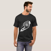 T-shirt Équipe de course Turbo Snail Boost (Devant entier)