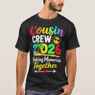 T-shirt équipe de cousins 2026 créant des souvenirs famill