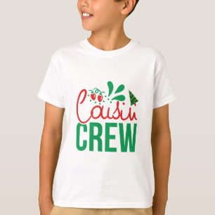 T-shirt Équipe de cousins de Noël