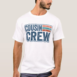T-shirt Équipe de cousins rétro Cadeaux de réunion de fami