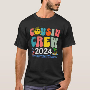 T-shirt Équipe de couture 2024 Summer Vacation Beach Famil