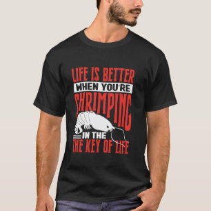 T-shirt Équipe de crevettes tout simplement la meilleure d