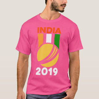 T-shirt Équipe De Cricket Et Ball India 2019 Je Cricket