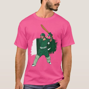 T-shirt Équipe de cricket pakistanaise pour les fans de cr