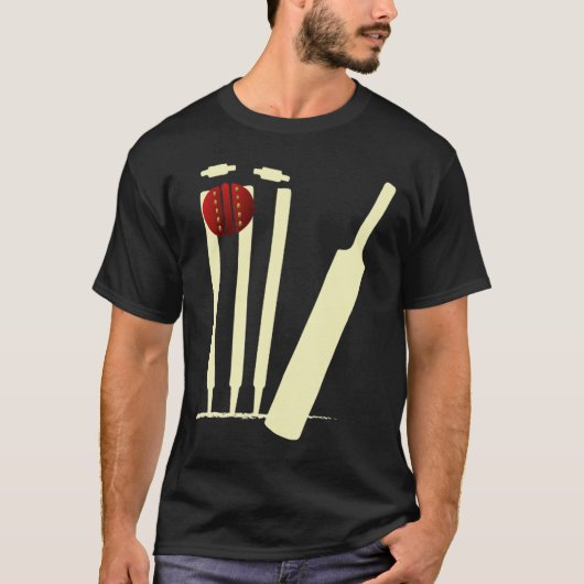 T-shirt Équipe de cricket T (Devant)
