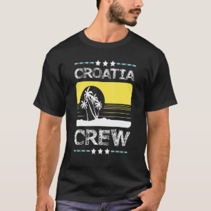 T-shirt Équipe de Croatie Hrvatska Vacances