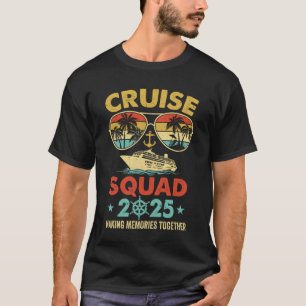 T-shirt Équipe de croisière 2025 Famille Vacances Groupe S