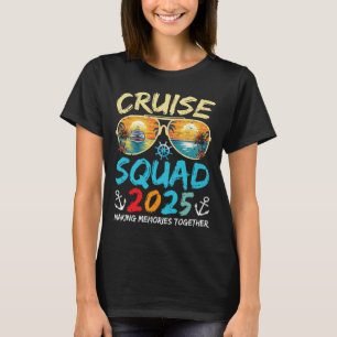 T-shirt Équipe de croisière 2025 Groupe familial correspon