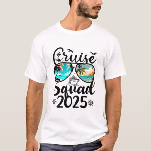 T-shirt Équipe de croisière 2025 Vacances d'été en famille