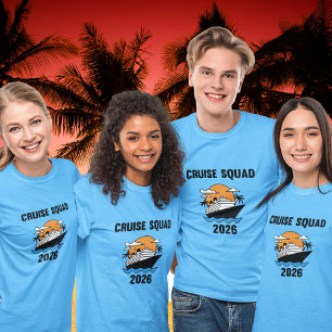 T-shirt Équipe de croisière 2026 Conception de groupe asso