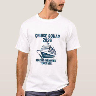 T-shirt Équipe de croisière 2026 Groupe de famille assorti