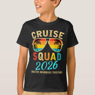 T-shirt Équipe de croisière 2026 Vacances d'été en famille