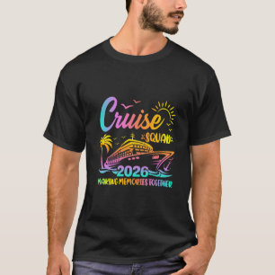 T-shirt Équipe de croisière 2026 Vacances entre amis et fa