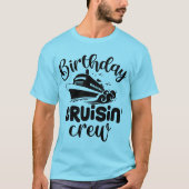 T-shirt Équipe de croisière d'anniversaire - Croisière amu (Devant)