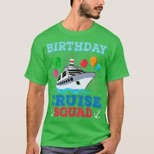 T-shirt Équipe de croisière d'anniversaire Équipe de crois