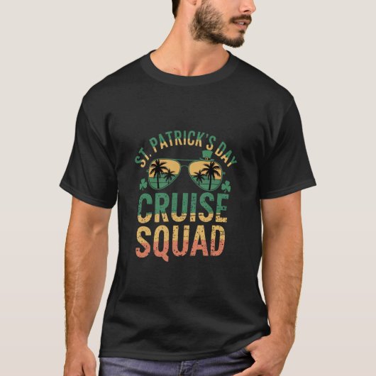 T-shirt Équipe de croisière de la Saint-Patrick drôle de f (Devant)