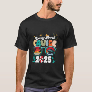 T-shirt Équipe de Croisière de Vacances de Printemps 2025