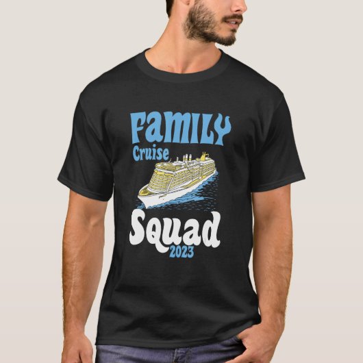 T-shirt Équipe de croisière en famille 2023 Croisière en f (Devant)