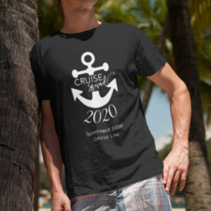 T-shirt Équipe de croisière Groupe familial personnalisé A