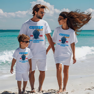 T-shirt Équipe de croisière personnalisée 2024 Groupe amus