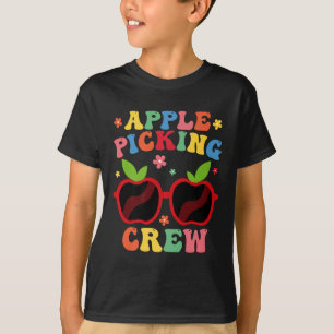 T-shirt Équipe de cueillette de pommes 2025 Récolte de ver
