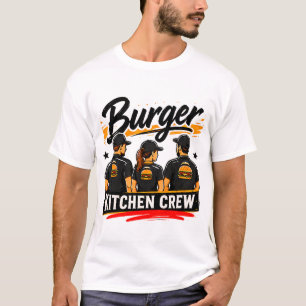 T-shirt Équipe de cuisine de burgers 👨🍳