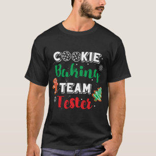 T-shirt Équipe de cuisine de Noël Tester Baker Gingerbr