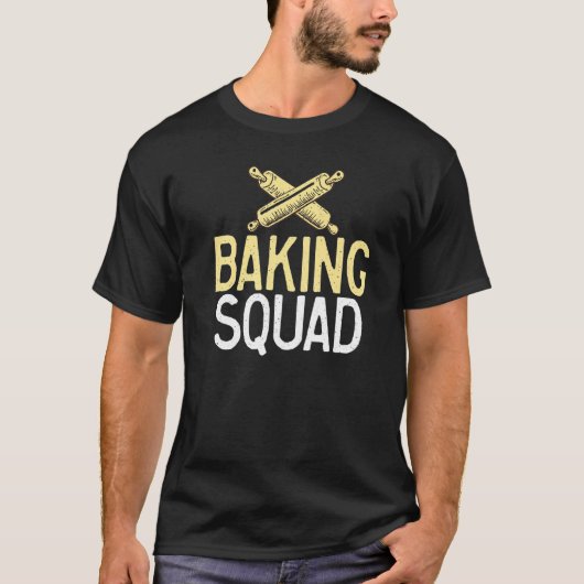 T-shirt Équipe de cuisson Amis Cuisine Baking Baker (Devant)