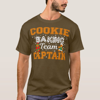 T-shirt Équipe de cuisson de biscuits Capitaine Gingerbrea