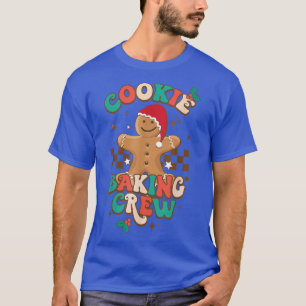 T-shirt Équipe de cuisson de cookies rétro Noël bonhomme e