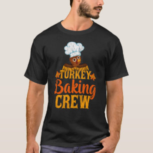 T-shirt Équipe de cuisson de dinde Cadeau drôle de chef de