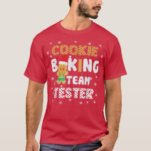 T-shirt Équipe de cuisson de Noël Cookie Baking Team Capit