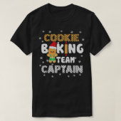T-shirt Équipe de cuisson de Noël Cookie Baking Team Capit (Design devant)