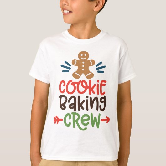 T-shirt Équipe de cuisson des biscuits (Devant)