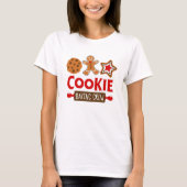 T-shirt Équipe de cuisson des biscuits (Devant)