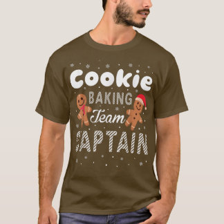 T-shirt Équipe de cuisson des biscuits Capitaine Gingerbre