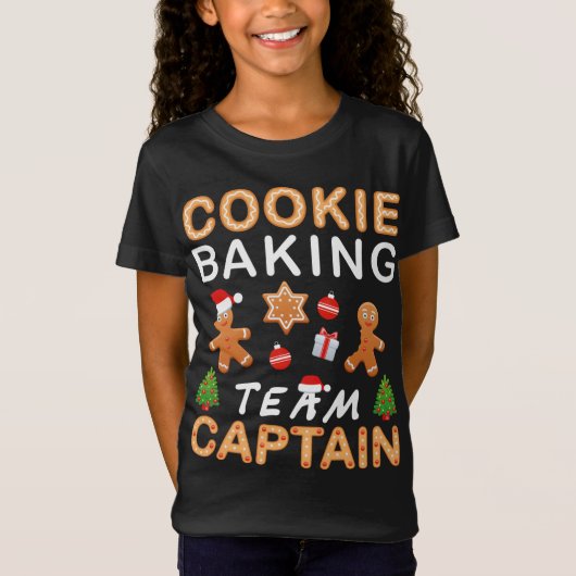 T-Shirt Équipe de cuisson des biscuits Capitaine Hilaried  (Devant)