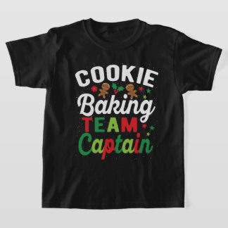T-shirt Équipe de cuisson des biscuits Capitaine Noël pain