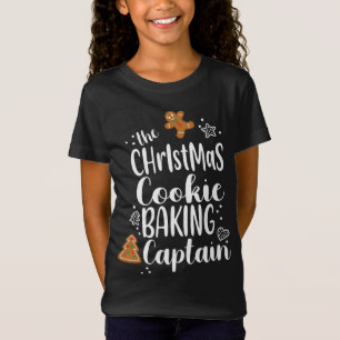 T-Shirt Équipe de cuisson des biscuits de Noël Capitaine d