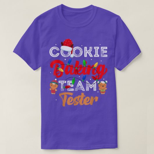 T-shirt Équipe de cuisson des biscuits Tester mignonne pai (Design devant)