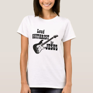 T-shirt Équipe de culte Chemise Guitare chef pour Jésus