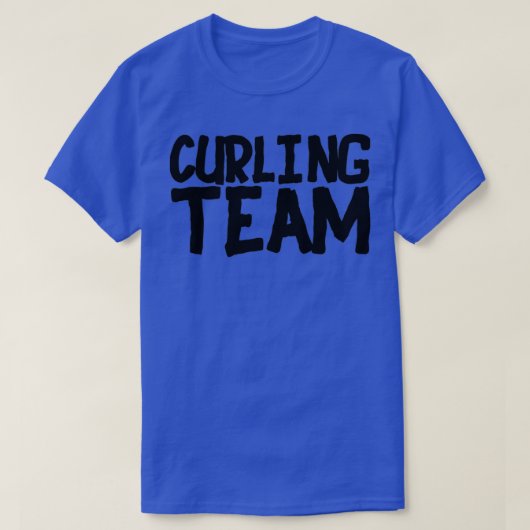 T-shirt Équipe de curling (Design devant)