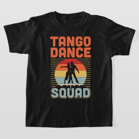 T-shirt Équipe de danse du tango correspondant École de da (Poser)