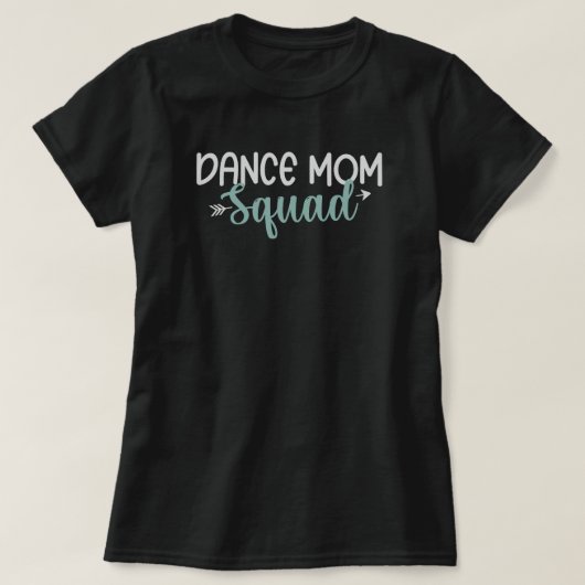 T-shirt Équipe de danse maman (Design devant)