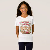 T-Shirt Équipe de dégustation de biscuits de Noël (Devant entier)