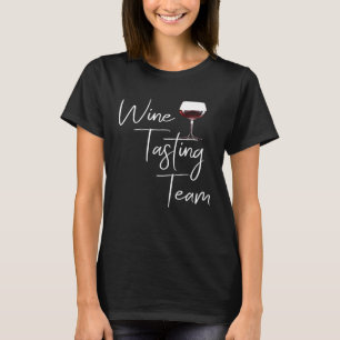 T-shirt Équipe de dégustation de vin