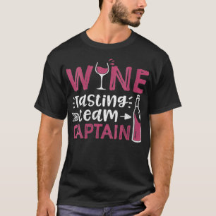 T-shirt Équipe de Dégustation de vins Womens Capitaine VNe