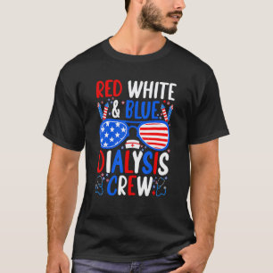T-shirt Équipe de dialyse du 14 juillet bleu blanc rouge p