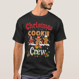 T-shirt Équipe de fabrication de biscuits de Noël Échange