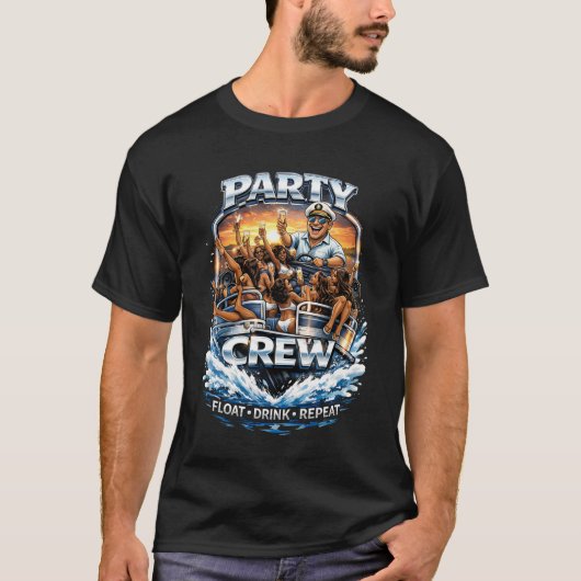 T-shirt Équipe de fête (Devant)